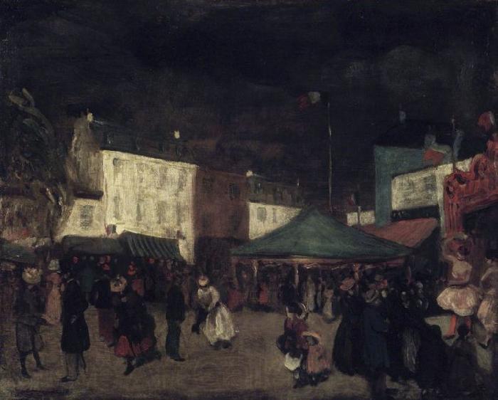 William Glackens Country Fair France oil painting art